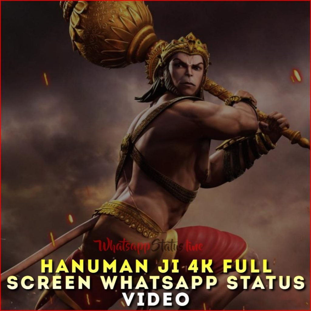 Hanuman Ji 4k Full Screen Whatsapp Status Video