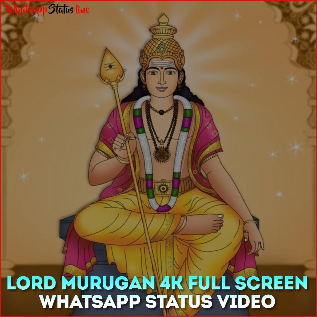 Lord Murugan 4K Full Screen Whatsapp Status Video
