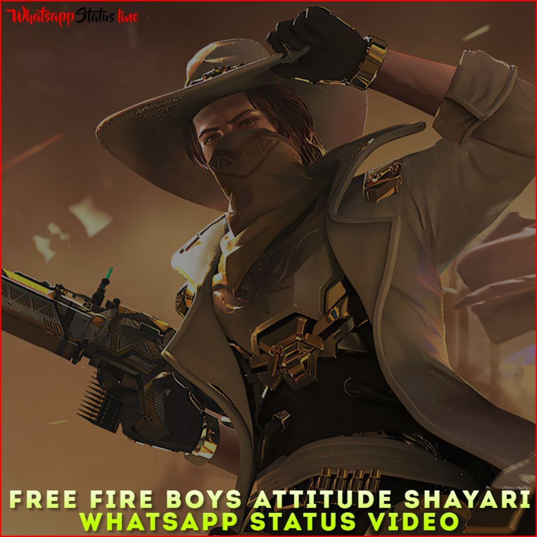 Free Fire Boys Attitude Shayari Whatsapp Status Video