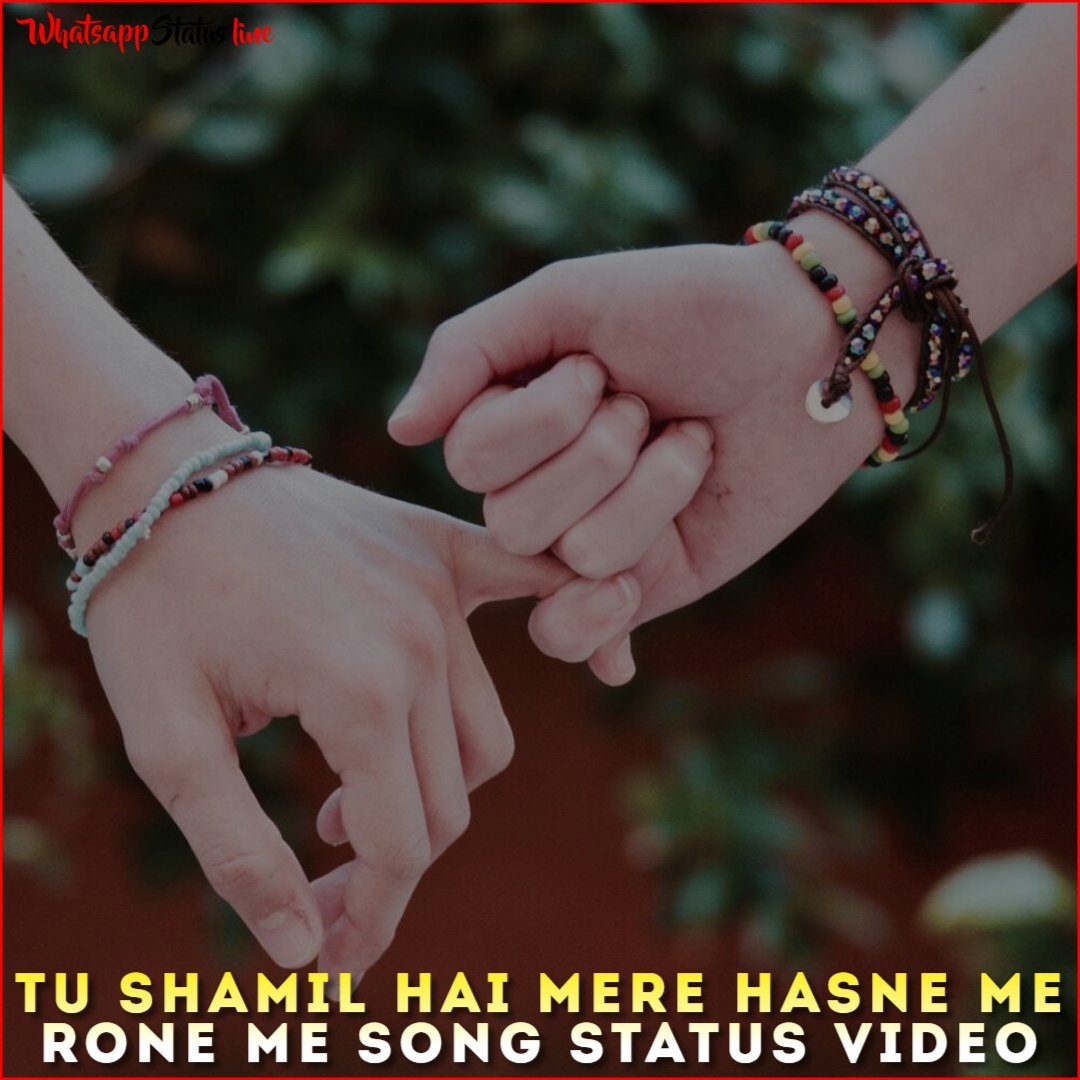 Tu Shamil Hai Mere Hasne Me Rone Me Song Status Video